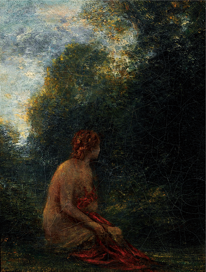  方丹·拉图尔 Fantin-Latour 静息的仙女 THE RESTING NYMPH